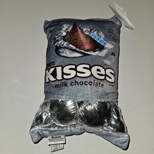 NEW Hershey's Kisses Plush Candy Toy 13" Wide Includes 3 Mini Plush Pillow Decor